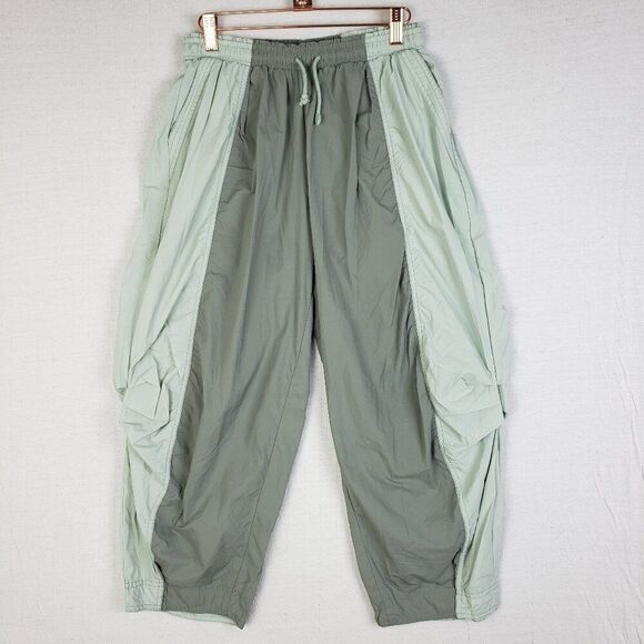 Daily Practice Anthropologie Parachute Pants Colorblock Utility Balloon Barrel - Picture 2 of 11
